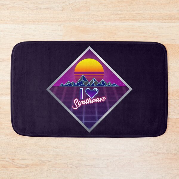 Item preview, I LOVE SYNTHWAVE ❤ Diamond designed and sold by Mannaz Creative Shop.