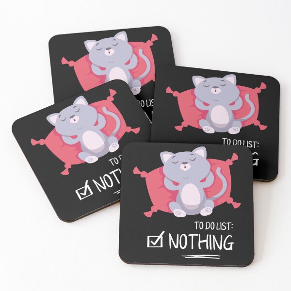 Item preview, To Do List Nothing Cat Sleep designed and sold by MooonTees.