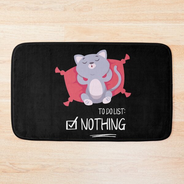 Item preview, To Do List Nothing Cat Sleep designed and sold by MooonTees.