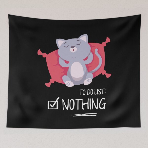 Item preview, To Do List Nothing Cat Sleep designed and sold by MooonTees.