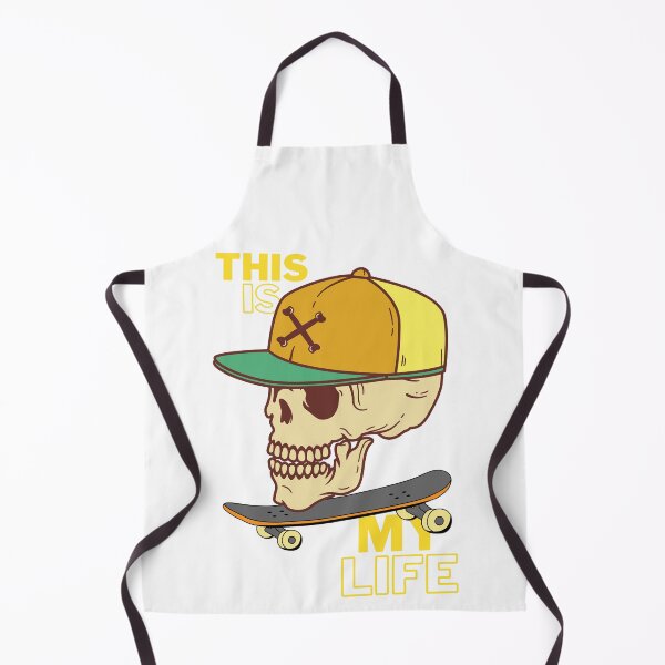 Item preview, skater skull designed and sold by DrawNeres.