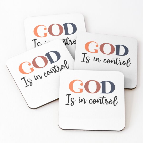 Item preview, God Is In Control Christian Quote designed and sold by KD Merch.