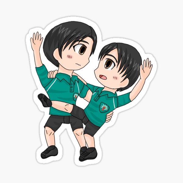 "My School President- TinnGun Chibi 4" Sticker for Sale by Kino-chan ...
