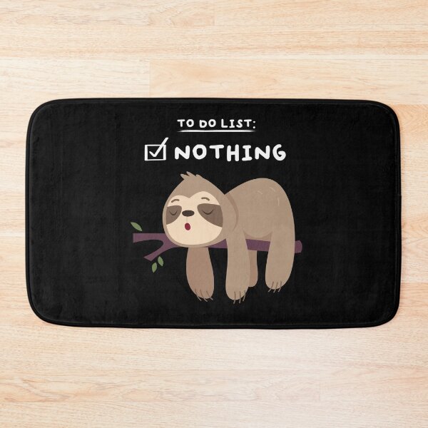 Item preview, To Do List Nothing Sloth Sleep designed and sold by MooonTees.