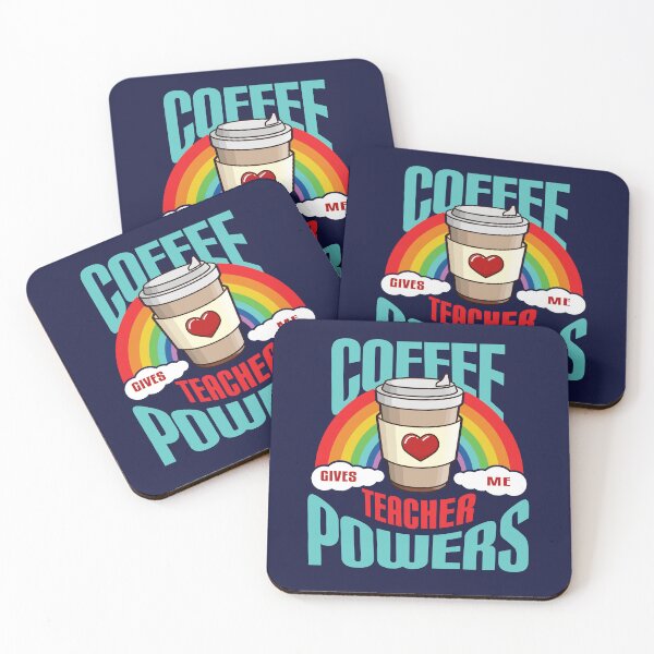 Item preview, Coffee Give Me Teacher Powers - Coffee Teacher  National Coffee Day - Add Coffee designed and sold by Luvjesus2.