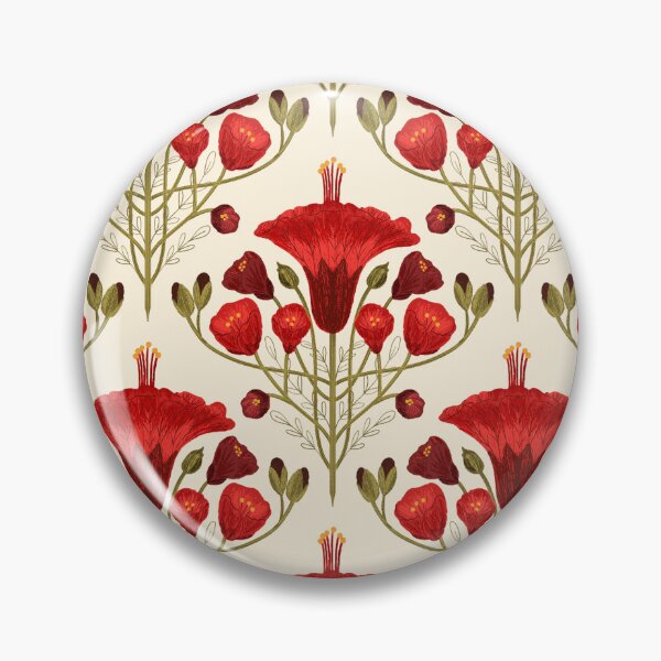 Item preview, Abutilon Cream Background pattern designed and sold by Gabba Delgado.