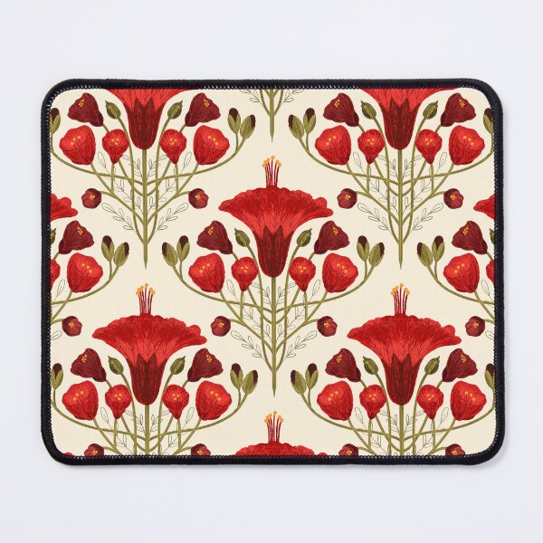 Item preview, Abutilon Cream Background pattern designed and sold by Gabba Delgado.
