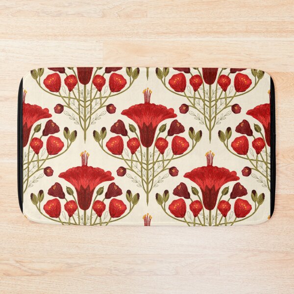 Item preview, Abutilon Cream Background pattern designed and sold by Gabba Delgado.