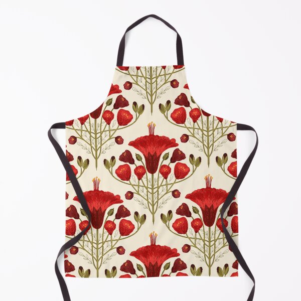 Item preview, Abutilon Cream Background pattern designed and sold by Gabba Delgado.