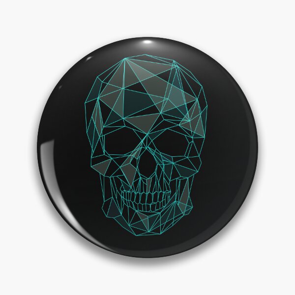 Item preview, poly skull cool vintage human illustration designed and sold by designsmaster99.