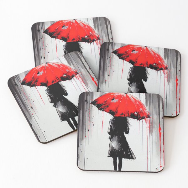 Item preview,  The Lady With The Red Umbrella #2 designed and sold by Gypsykiss.