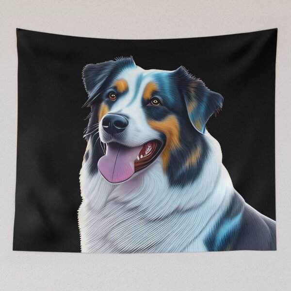 Item preview, Australian Shepherd 2, Ai Generated Art  designed and sold by ACC .