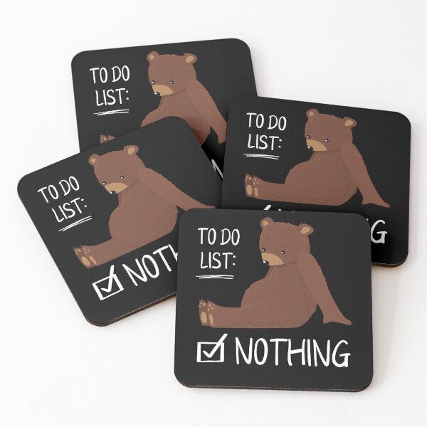 Item preview, To Do List Nothing Bear Sleep designed and sold by MooonTees.