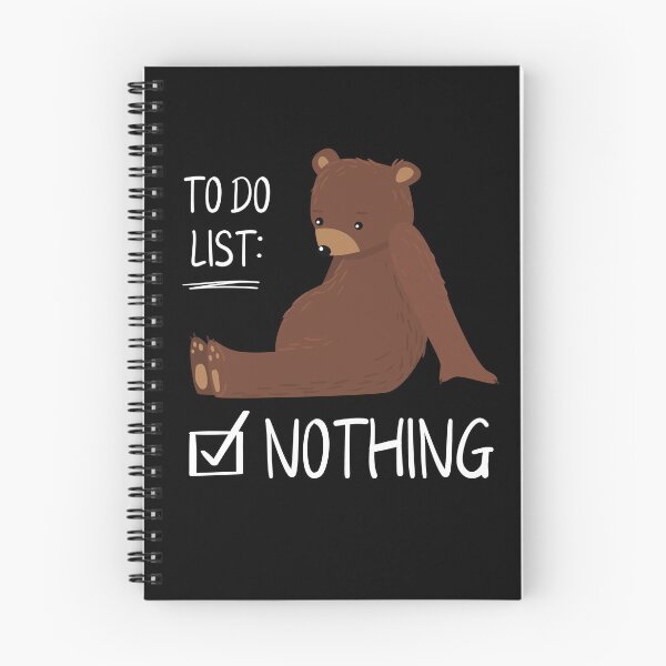 Item preview, To Do List Nothing Bear Sleep designed and sold by MooonTees.