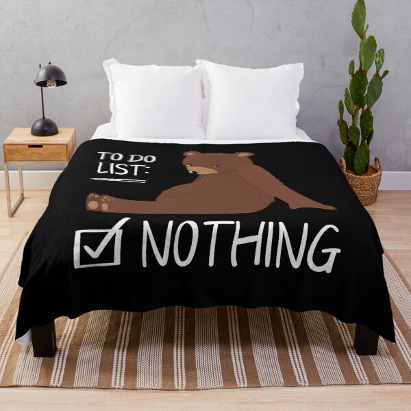 Item preview, To Do List Nothing Bear Sleep designed and sold by MooonTees.