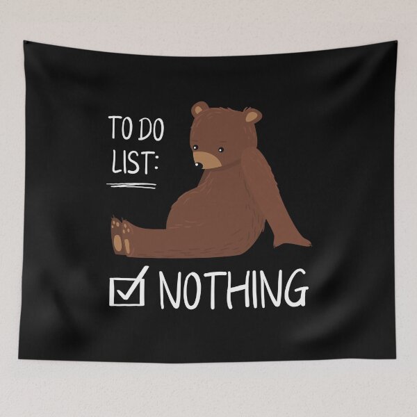 Item preview, To Do List Nothing Bear Sleep designed and sold by MooonTees.