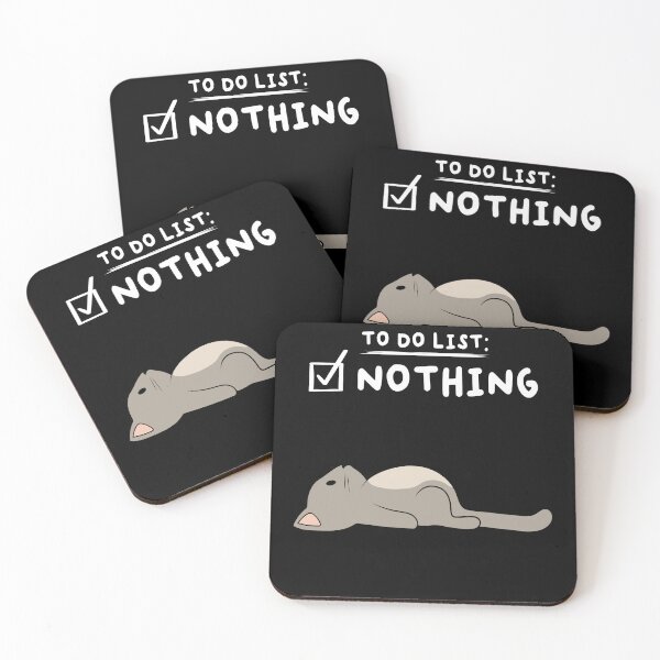 Item preview, To Do List Nothing Cat Sleep designed and sold by MooonTees.