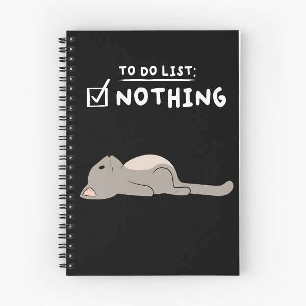 Item preview, To Do List Nothing Cat Sleep designed and sold by MooonTees.
