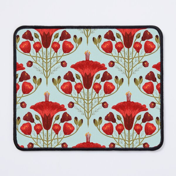 Item preview, Abutilon Light Blue Background pattern designed and sold by Gabba Delgado.