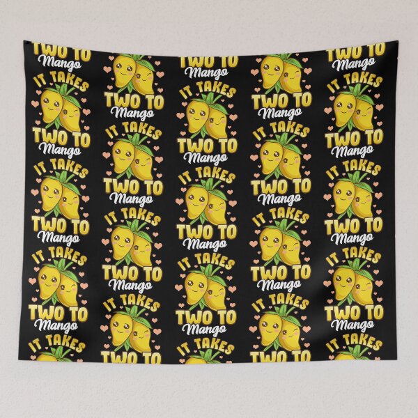 Item preview, Cute & Funny It Takes Two To Mango Fruit Pun designed and sold by BRITPRI.