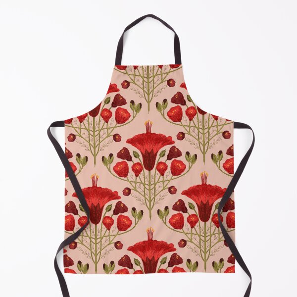 Item preview, Abutilon Pink Background pattern designed and sold by Gabba Delgado.