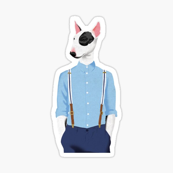 Skinhead Bull Terrier Sticker