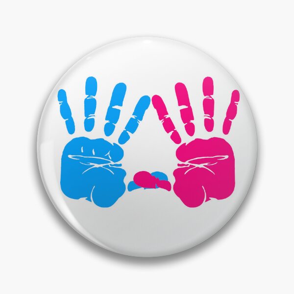 Item preview, Tri Delta Hands pink and blue designed and sold by mu-art.