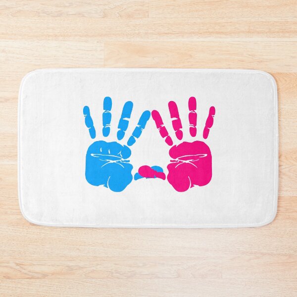 Item preview, Tri Delta Hands pink and blue designed and sold by mu-art.