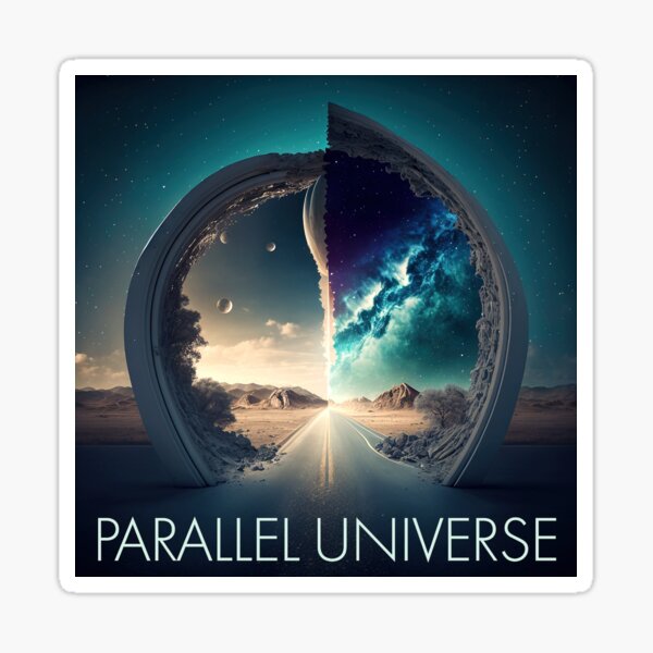 "Parallel Universe" Sticker for Sale by Redbubble