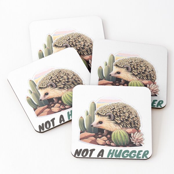 Item preview, Not A Hugger Hedgehog Cactus designed and sold by Esc4n0r.