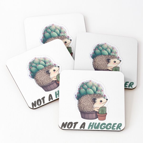 Item preview, Not A Hugger Hedgehog Cactus designed and sold by Esc4n0r.