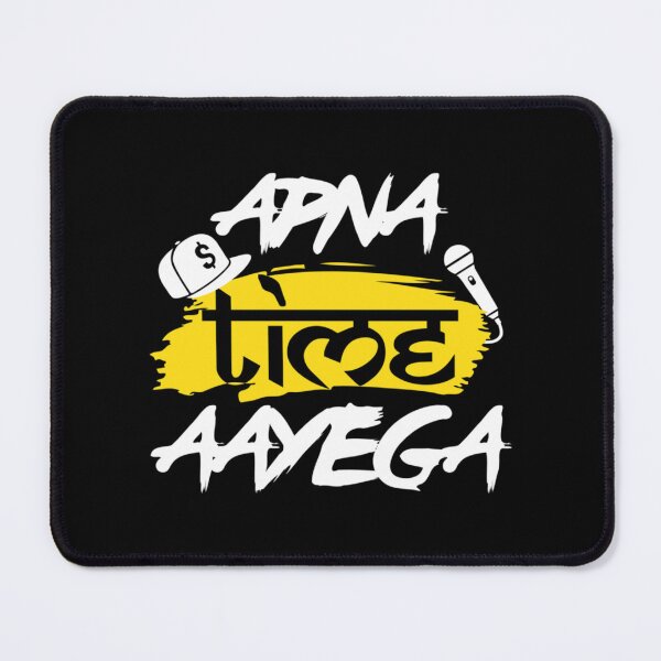 Item preview, Apna Time Aayega Bollywood Hindi Quote   designed and sold by ShaantiSwag.