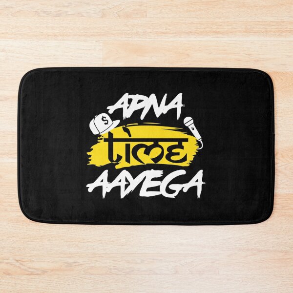 Item preview, Apna Time Aayega Bollywood Hindi Quote   designed and sold by ShaantiSwag.