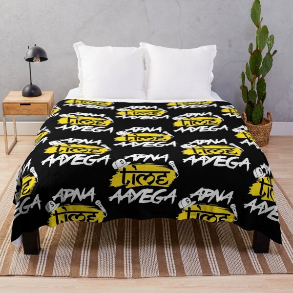 Item preview, Apna Time Aayega Bollywood Hindi Quote   designed and sold by ShaantiSwag.