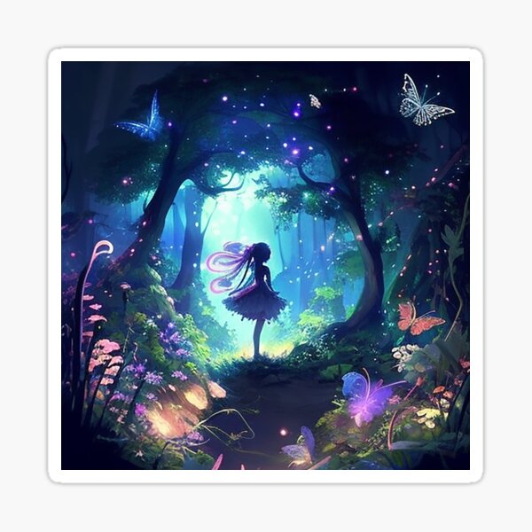Item preview, Enchanted Cottagecore: Colour Of Night designed and sold by Zovermind.