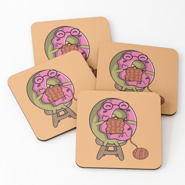 Item preview, Divertida dona mamá tejiendo y cosiendo lana designed and sold by Donutlovers.