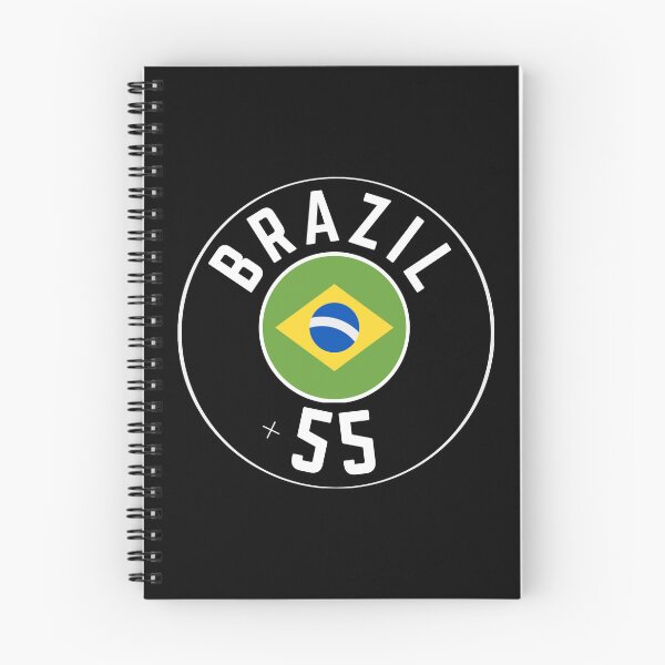 Item preview, BRAZIL country code +55 badge designed and sold by LeddsoDello.
