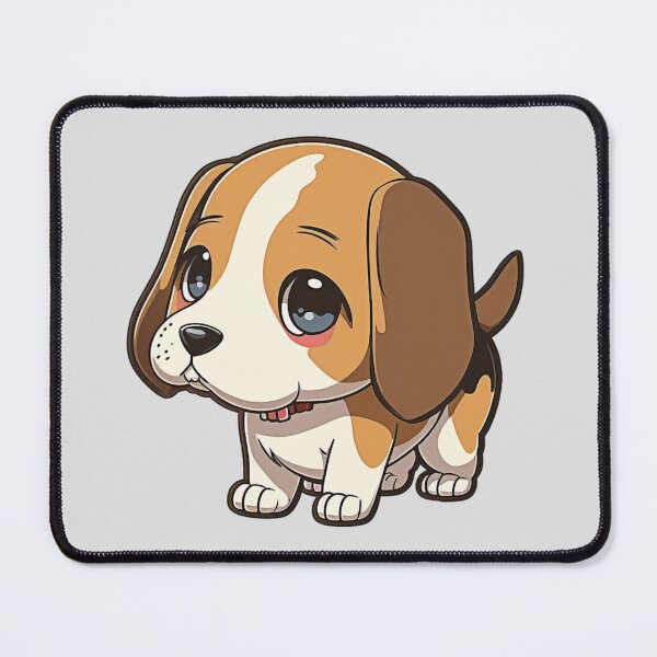Item preview, Beagle Cute Puppy Dog Kawaii Cartoon designed and sold by UncannyCanvas.