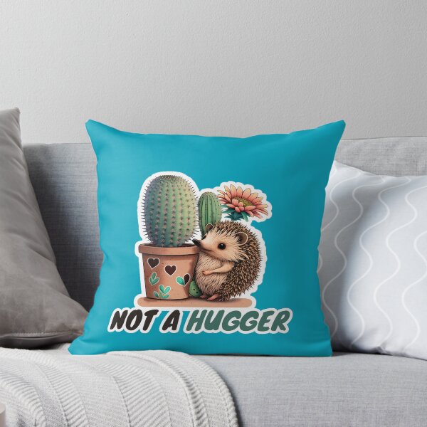 Item preview, Not A Hugger Hedgehog Cactus designed and sold by Esc4n0r.