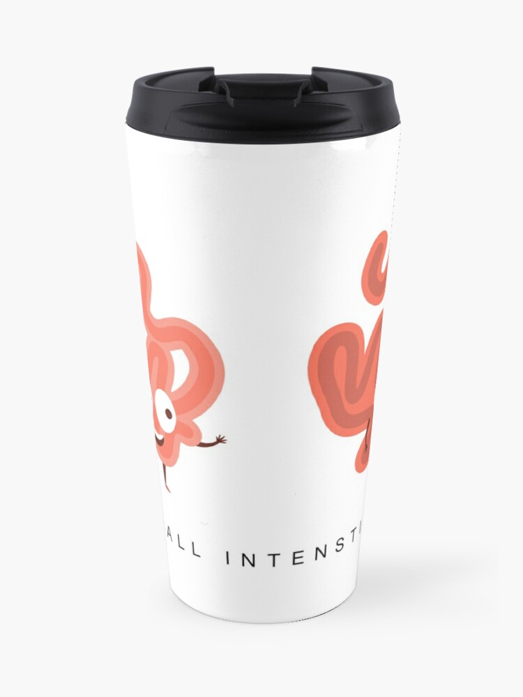 Healthy Vs Unhealthy Small Intestine Infographic Illustration Travel Mug By Topvectors Redbubble