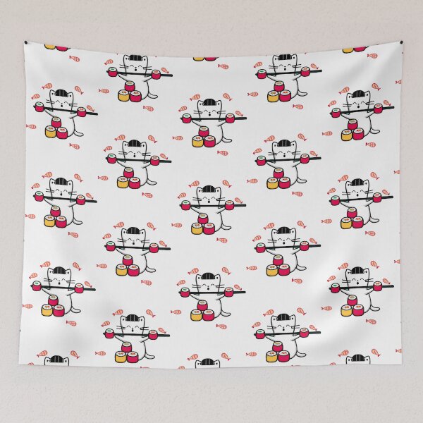 Item preview, the cat king of sushi  designed and sold by BRITPRI.