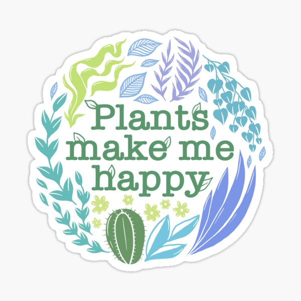 Herbarium sticker   – PLANTS HAPPY