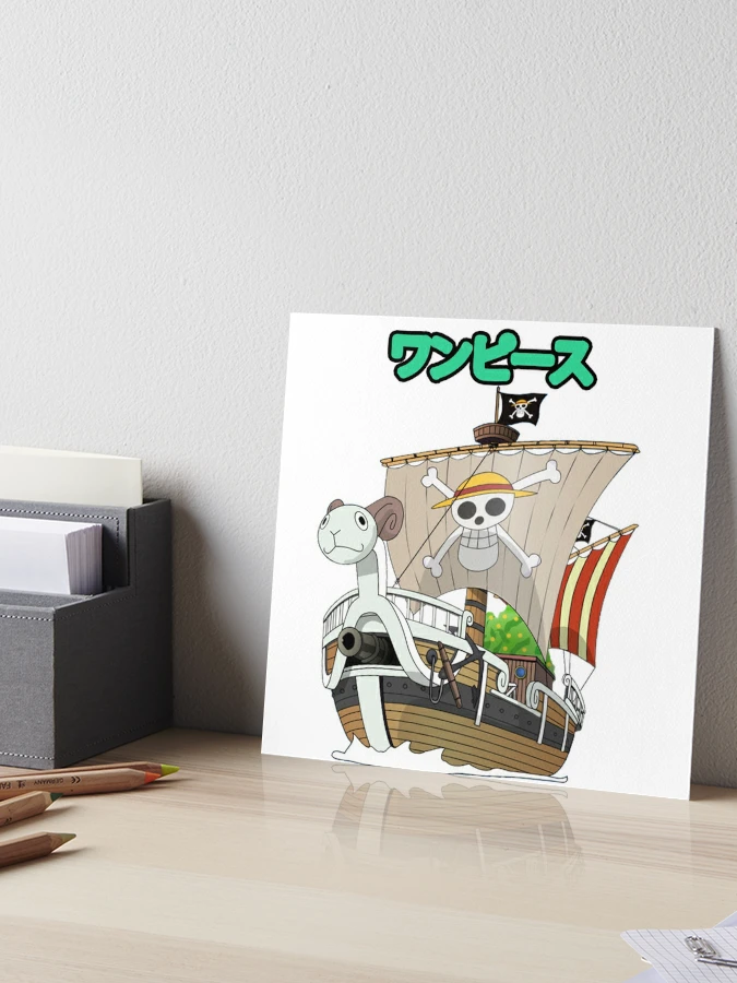 one piece going merry ship Art Board Print for Sale by Zoro3