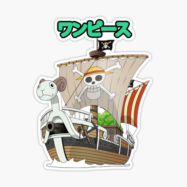 SRBB0716 Going Merry One piece anime sticker