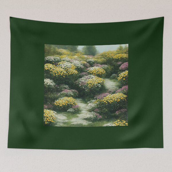 Item preview, November Chrysanthemum Garden designed and sold by FamiliarPufferfish.