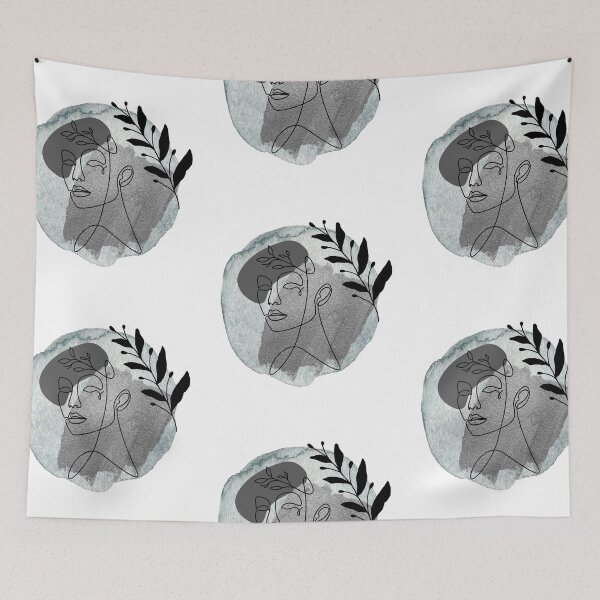 Item preview, A Face in a Gray Circle designed and sold by AEcreativity.