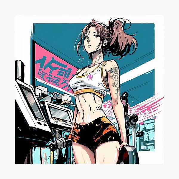 Gym Girl Photographic Print
