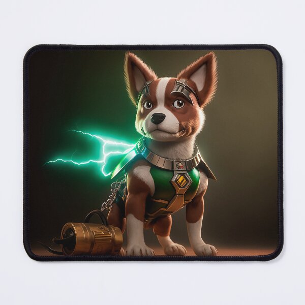 Item preview, Powerful puppy with super power to run. cartoon dogs designed and sold by Cute-and-Co.