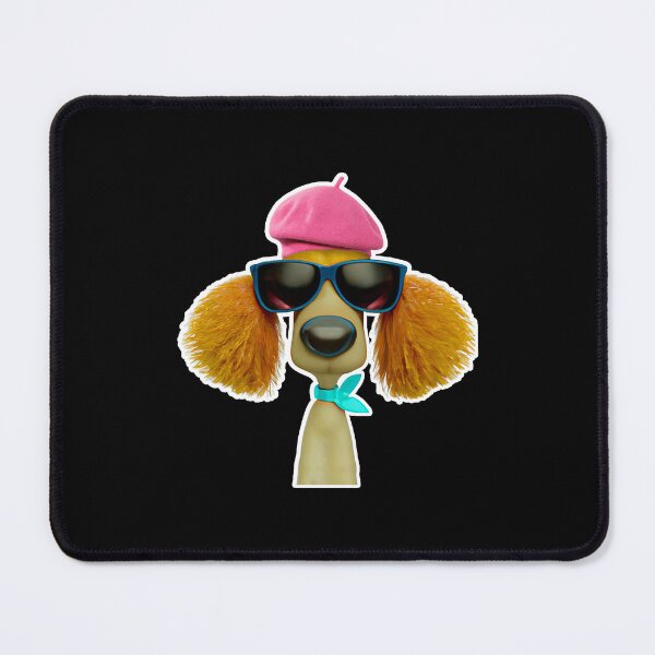 Item preview, French Poodle puppy beret CGI cool doodle cute cool dog designed and sold by w1ckerman.