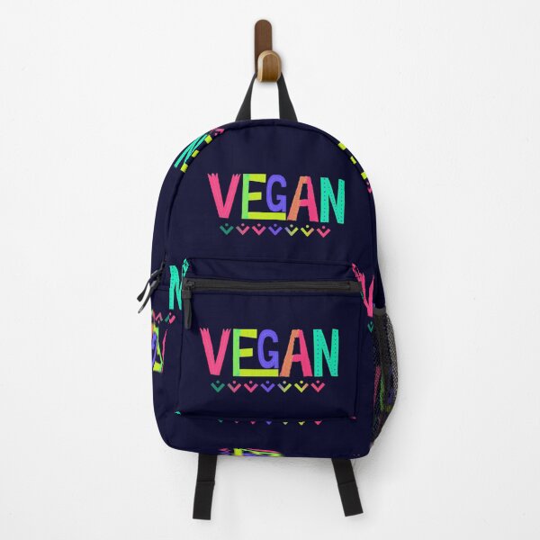 Vista previa del artículo con la obra «Vegano para los animales - Estilo de festival vegano brillante y divertido», diseñado y vendido por GreenSlate.